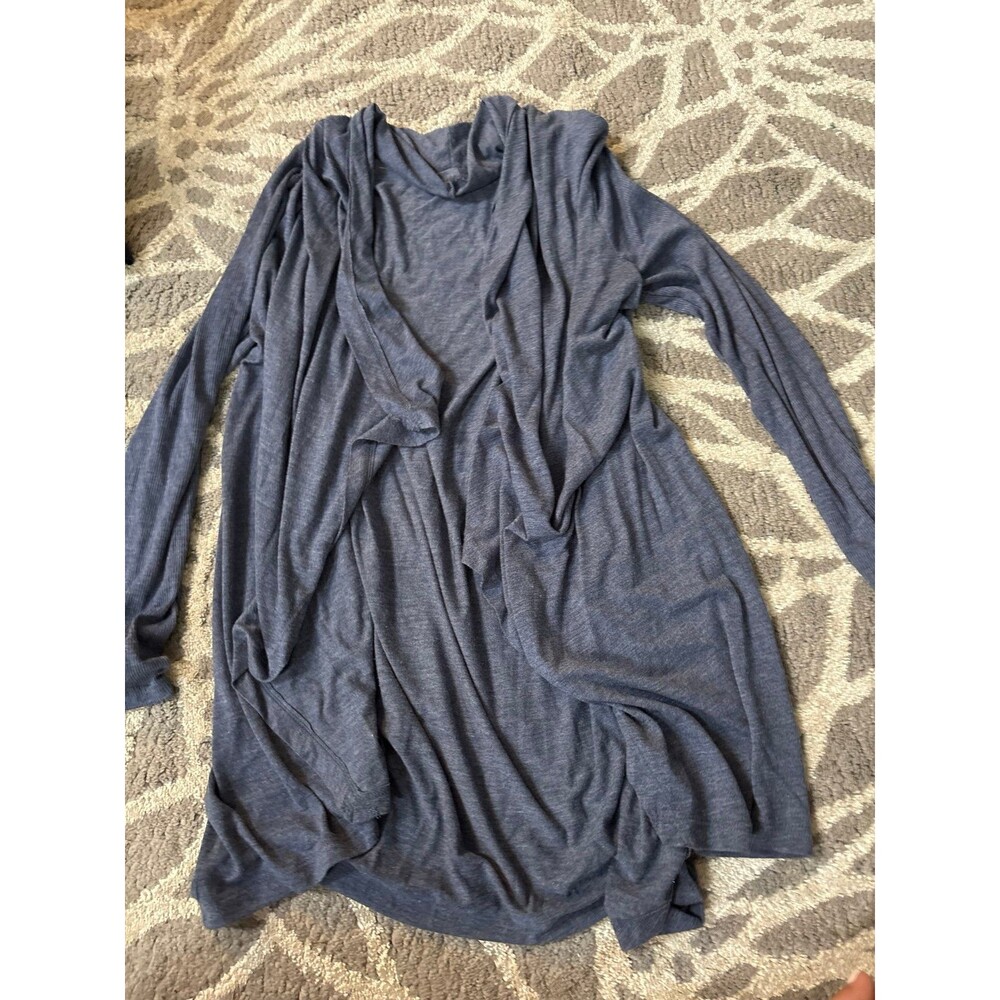 Blue/Gray Olivia Sky Long Flow Cardigan